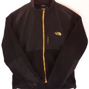 The North Face Jacket Women's 2XL Black Full Zip Yellow Pockets 2678-A